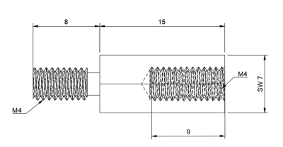 dh4-15 VESA spacer bolt set