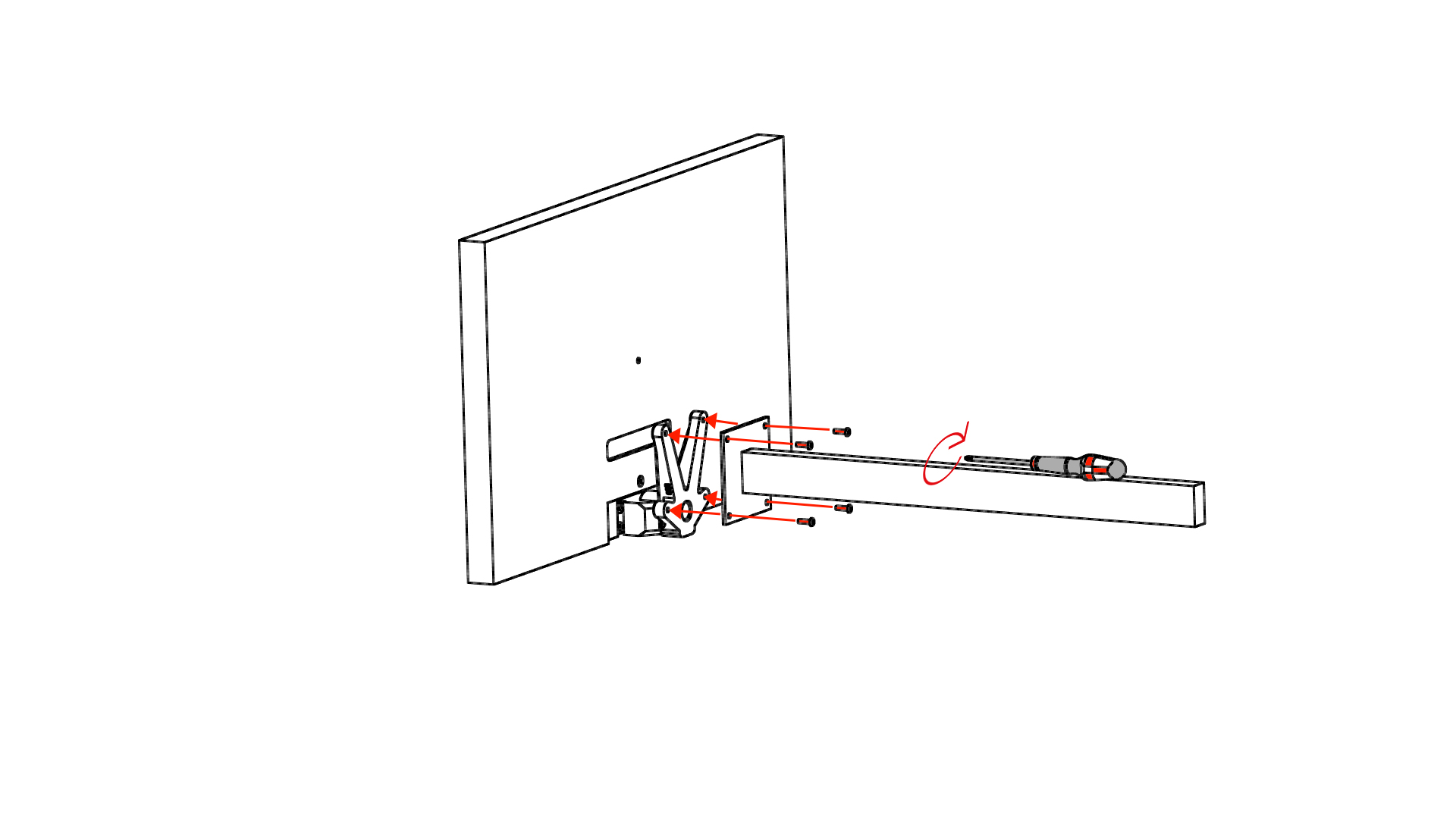 Q-ew27 Adaptateur VESA