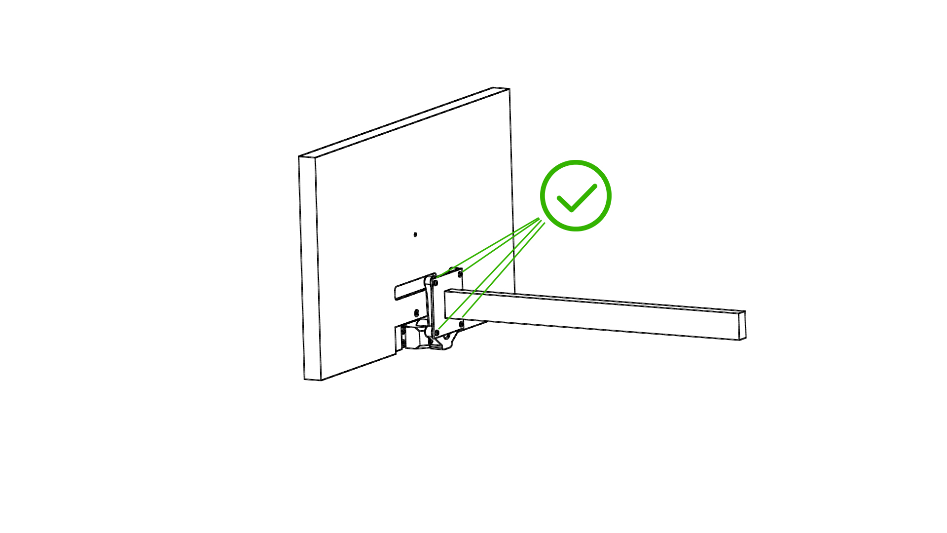 Q-ew27 Adaptateur VESA