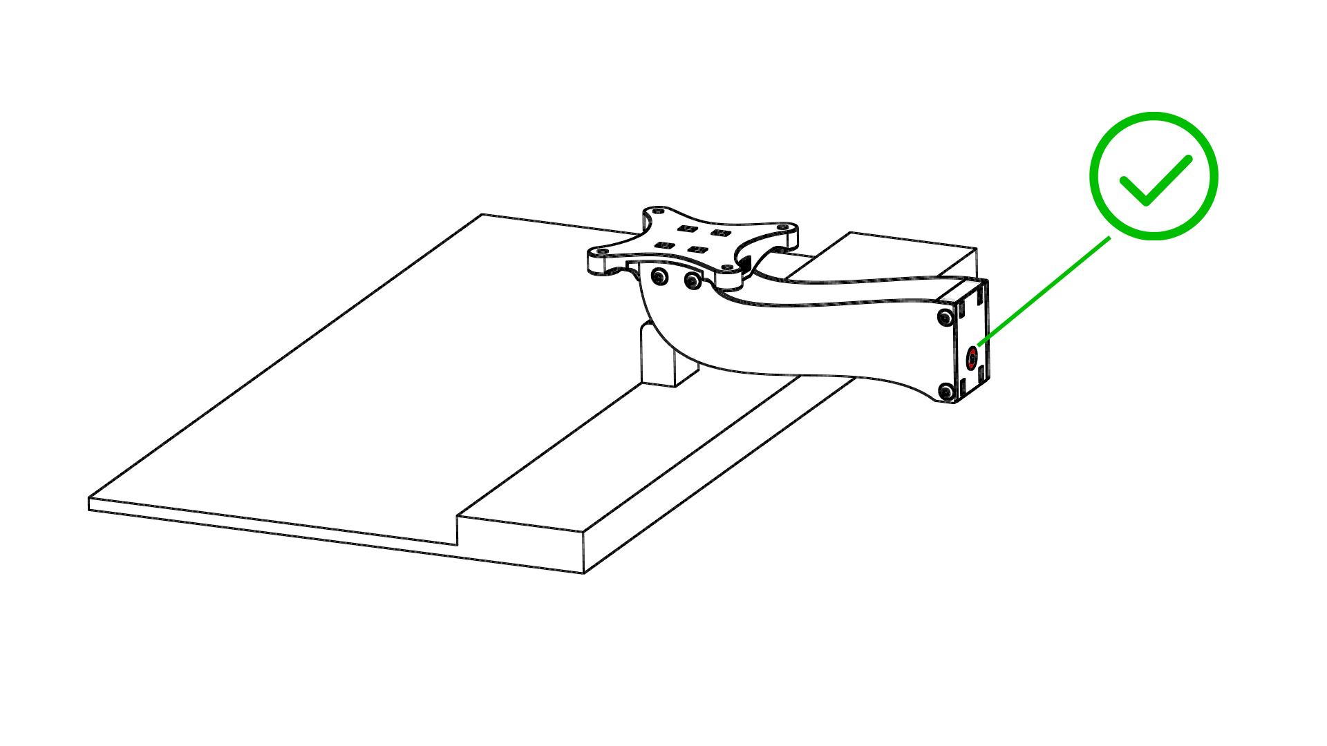 ao-u28v Adaptador VESA