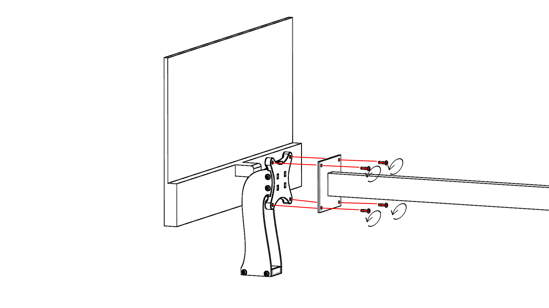 ao-u28v Adaptador VESA