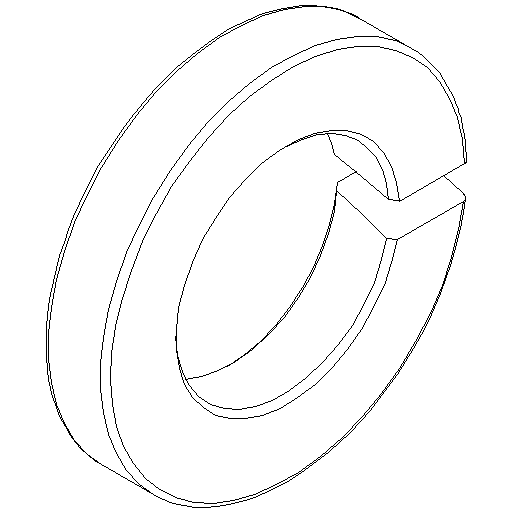 Spring washer for M4 (SP18)