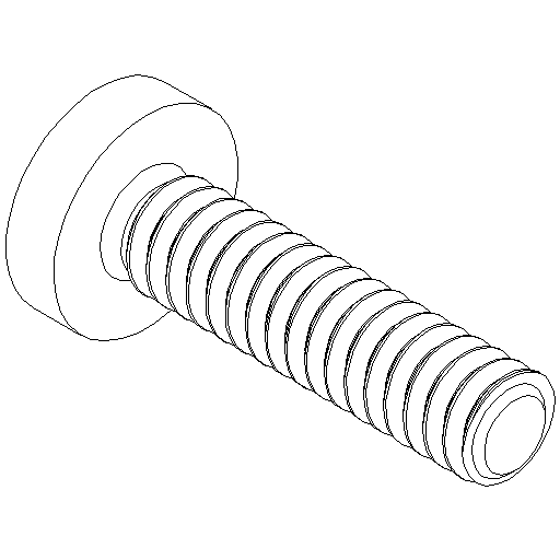 M4x16 screw with cross slot (SP13)