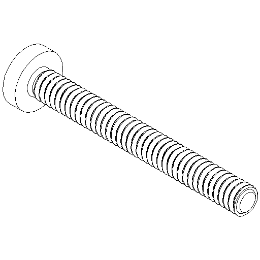 M4x35 screw with cross slot (SP33)