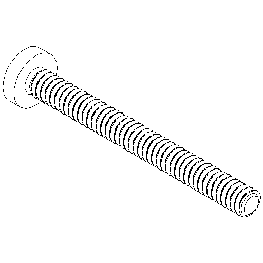 M4x45 screw with cross slot (SP43)