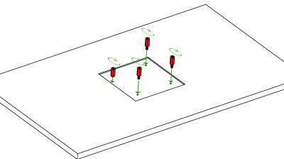 dh4-15 VESA spacer bolt set