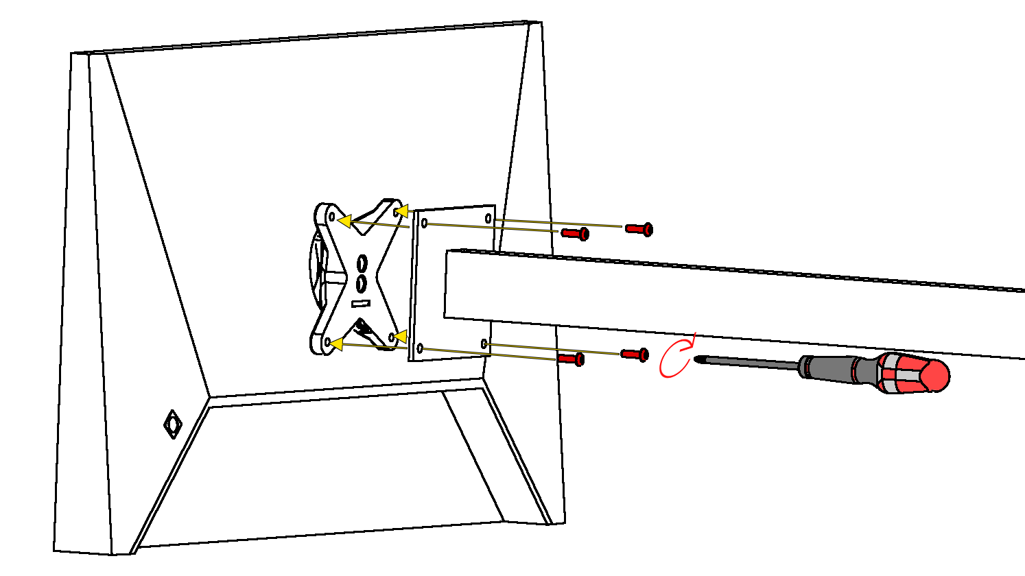 hp-z32 Adaptador VESA