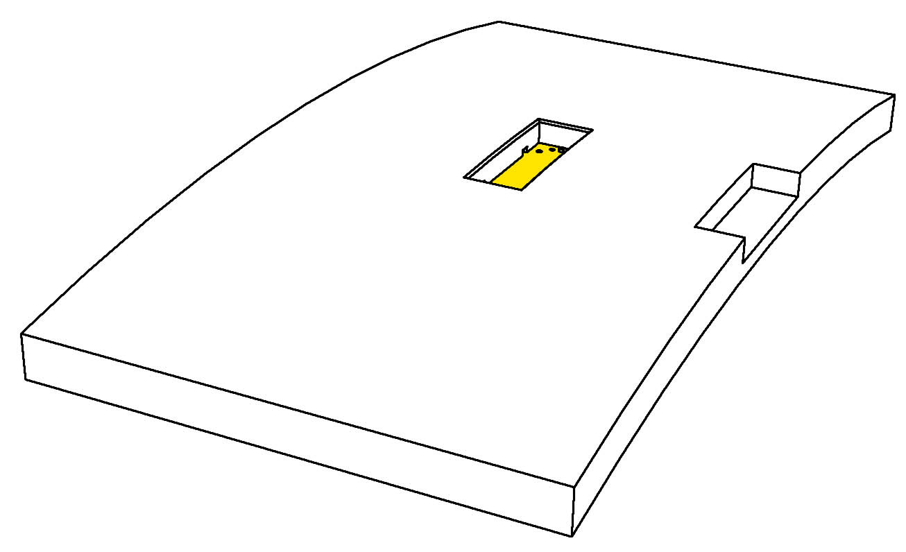 Q-E32003R VESA adapter (V2)