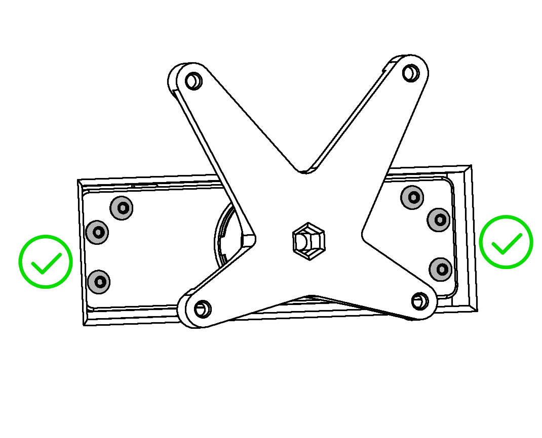 Q-E32003R VESA adapter