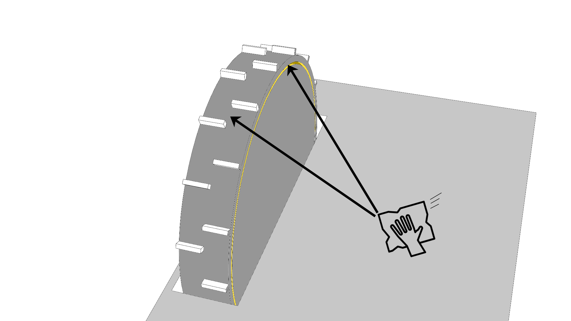 grdn-sln Robot tondeuse à pointes