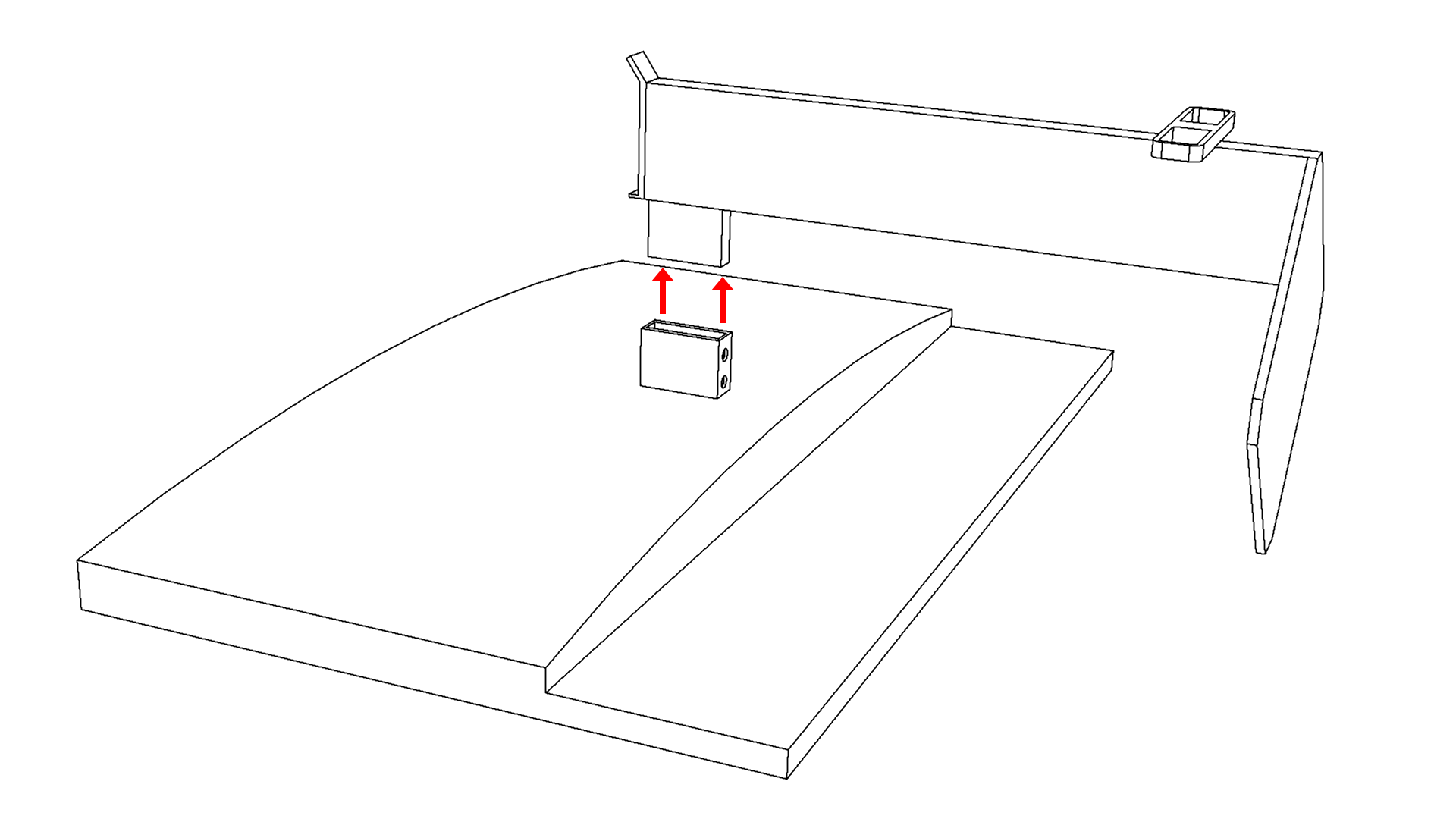 hp2xf-o VESA adapter (V2)