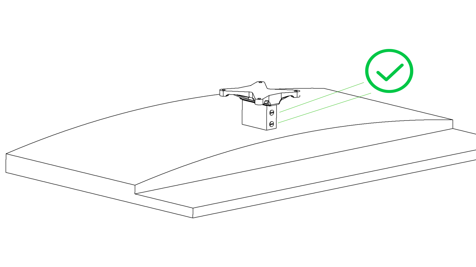 hp2xf-o VESA adapter (V2)