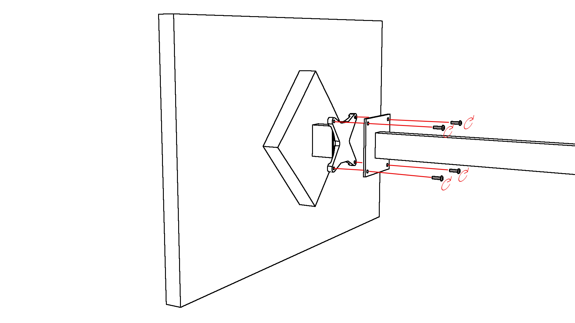 hp2i-o Adaptateur VESA