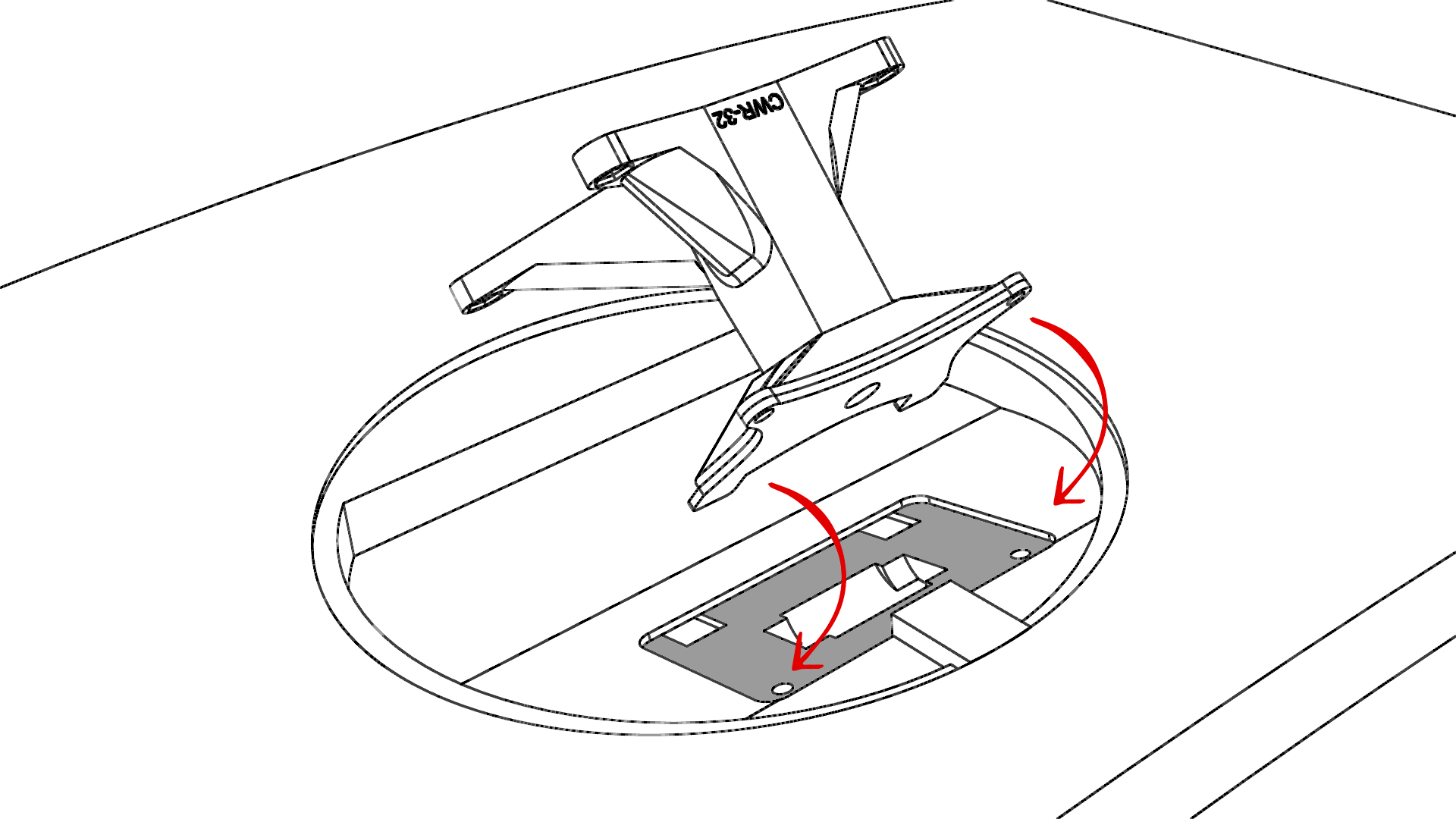 smsng-cwr32 VESA adapter